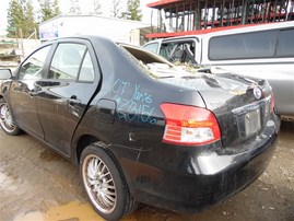 2007 Toyota Yaris Black 1.5L AT 4DR #Z23156